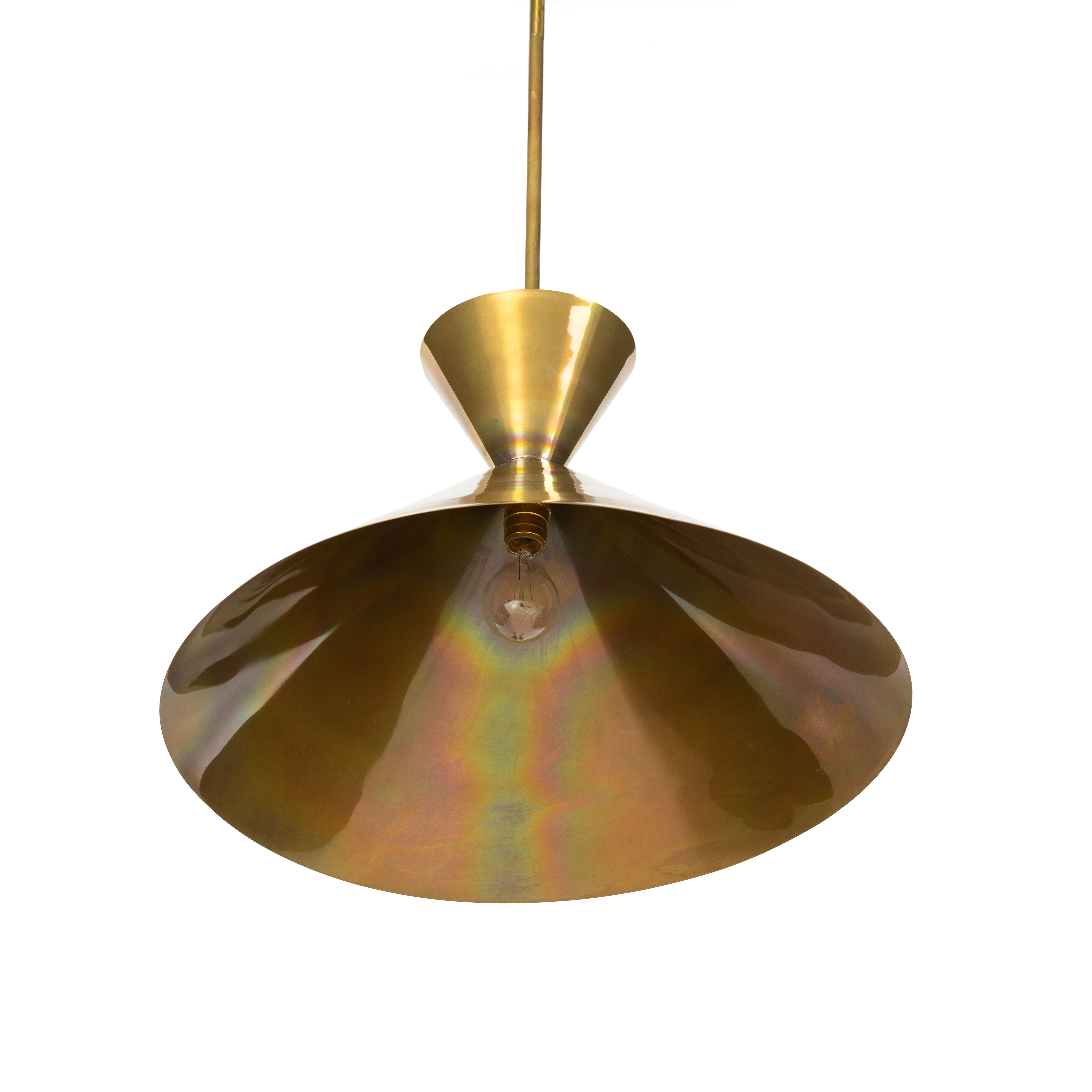 Clement Large Pendant-Burnt Brass - Image 6