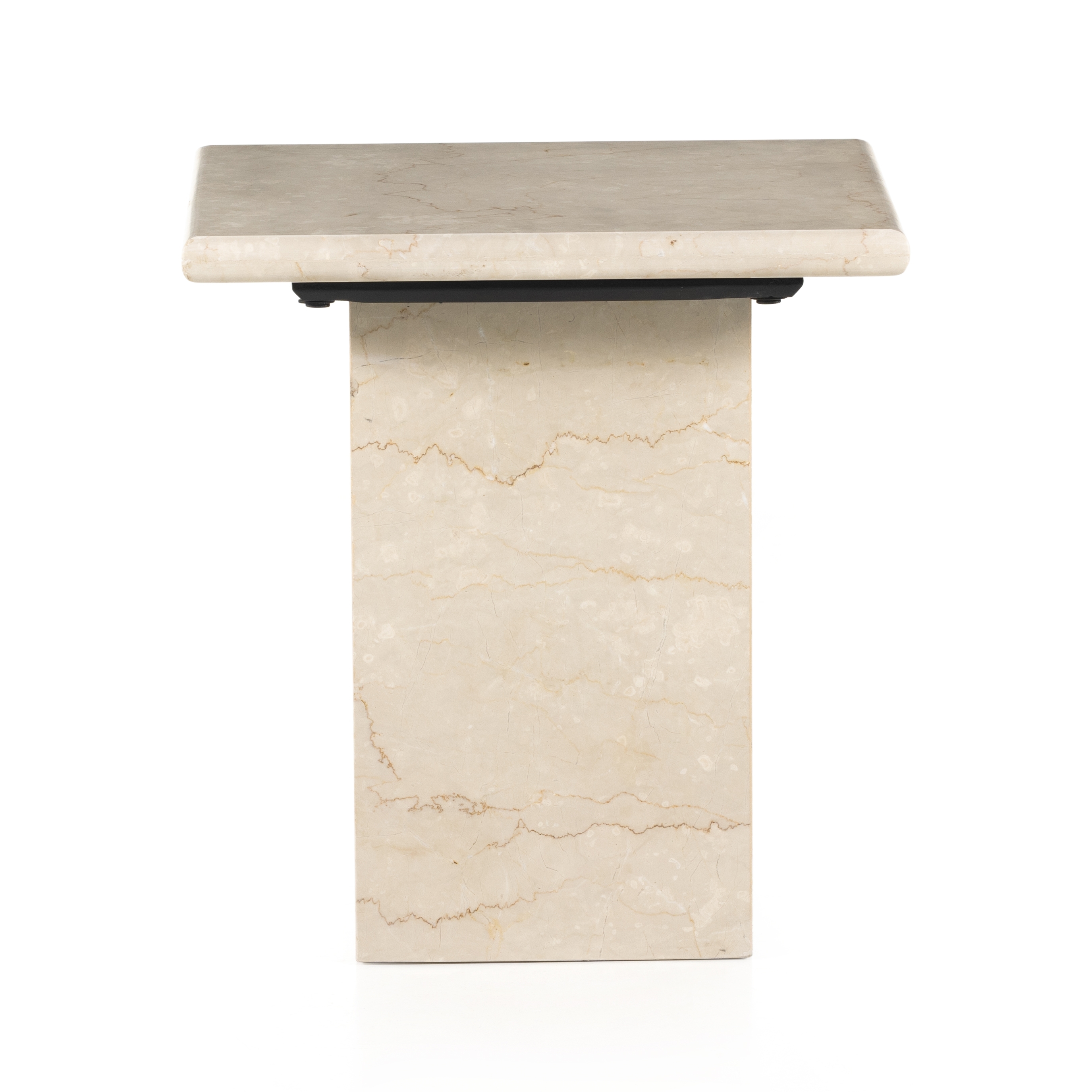 Arum End Table-Cream Marble - Image 3