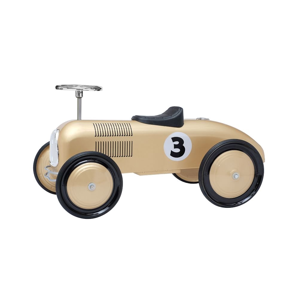 Steel Pedal Race Car, Gold - Image 0