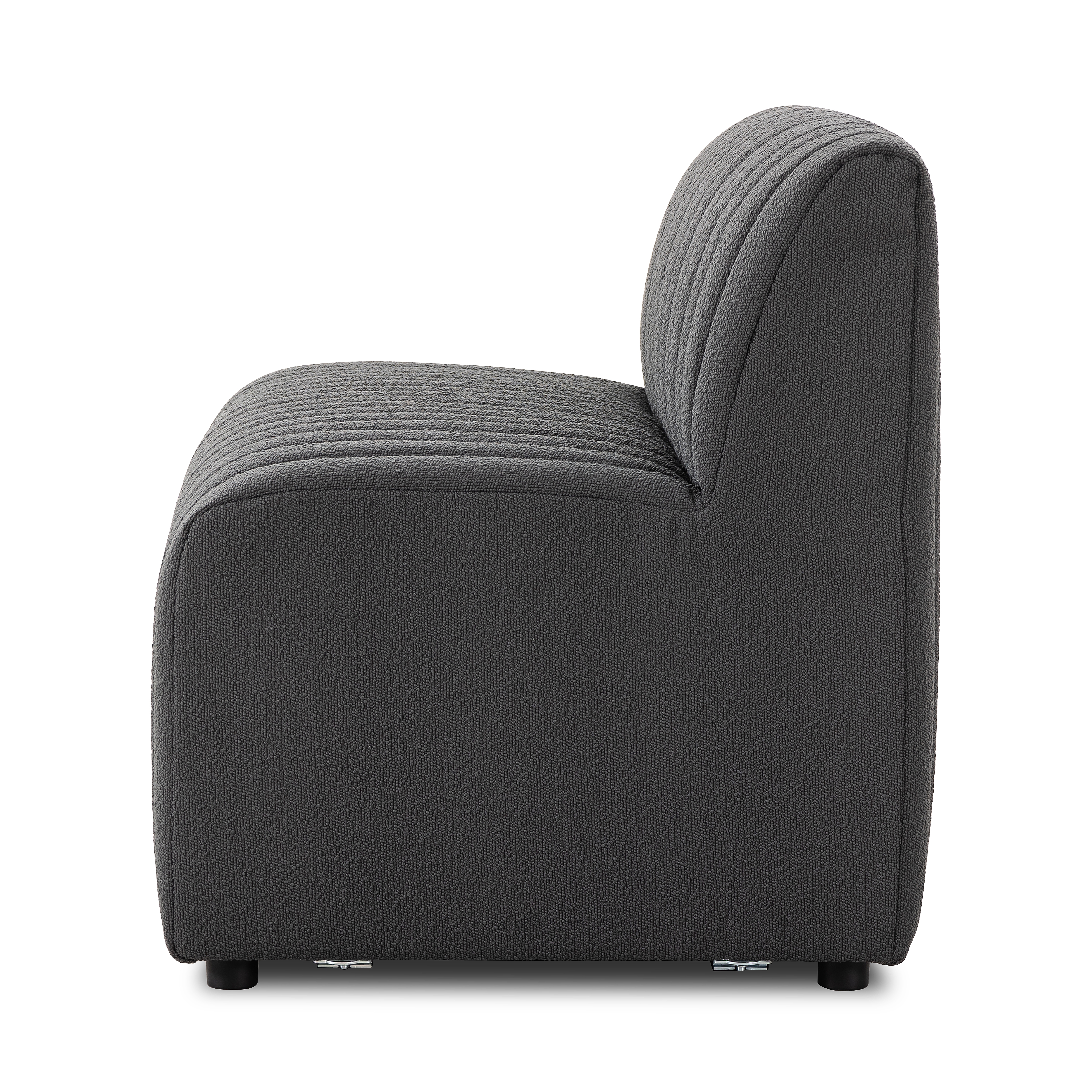 Build Your Own: Augustine Dining Banquette - FIQA Boucle Charcoal - Image 3