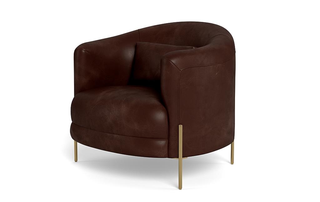 Fiona Leather Accent Chair - Image 2