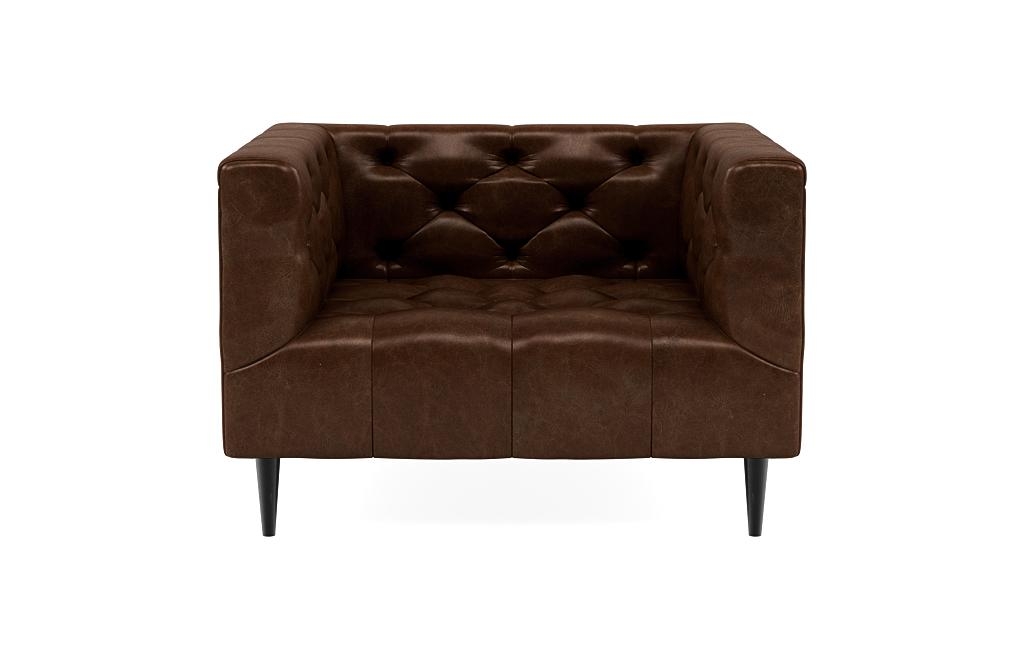 Ms. Chesterfield Leather Accent Chair by Apartment Therapy - Image 0