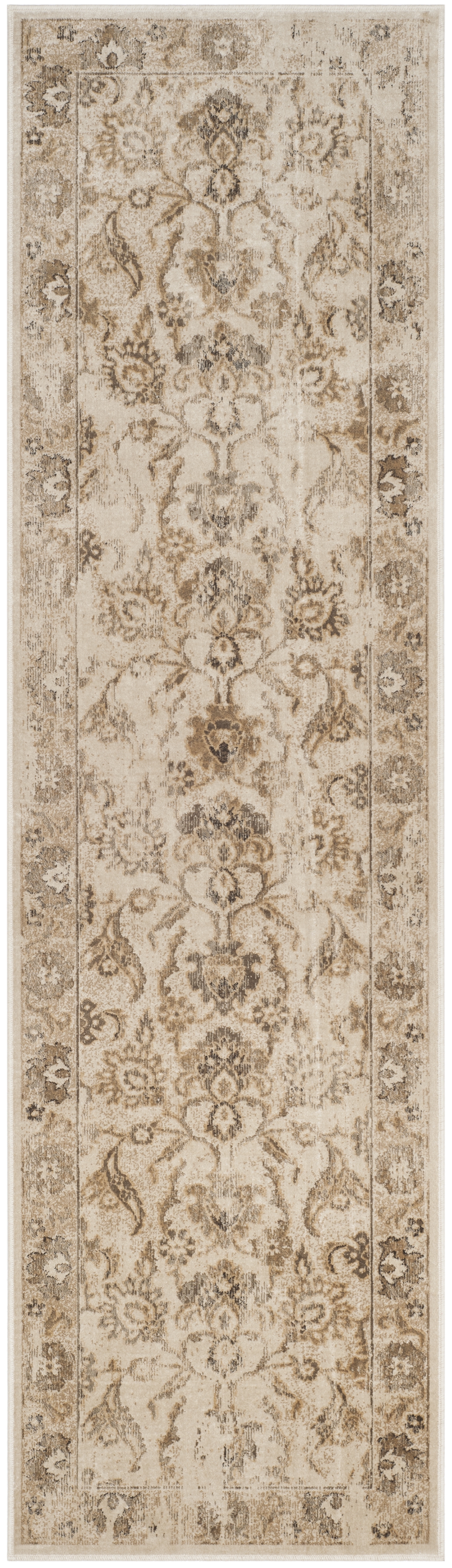 Arlo Home Woven Area Rug, VTG115-3440, Stone,  2' 2" X 8' - Image 0