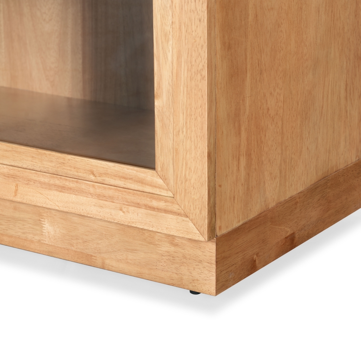 Roades Glass Cabinet Bookcase - Natural - Image 2