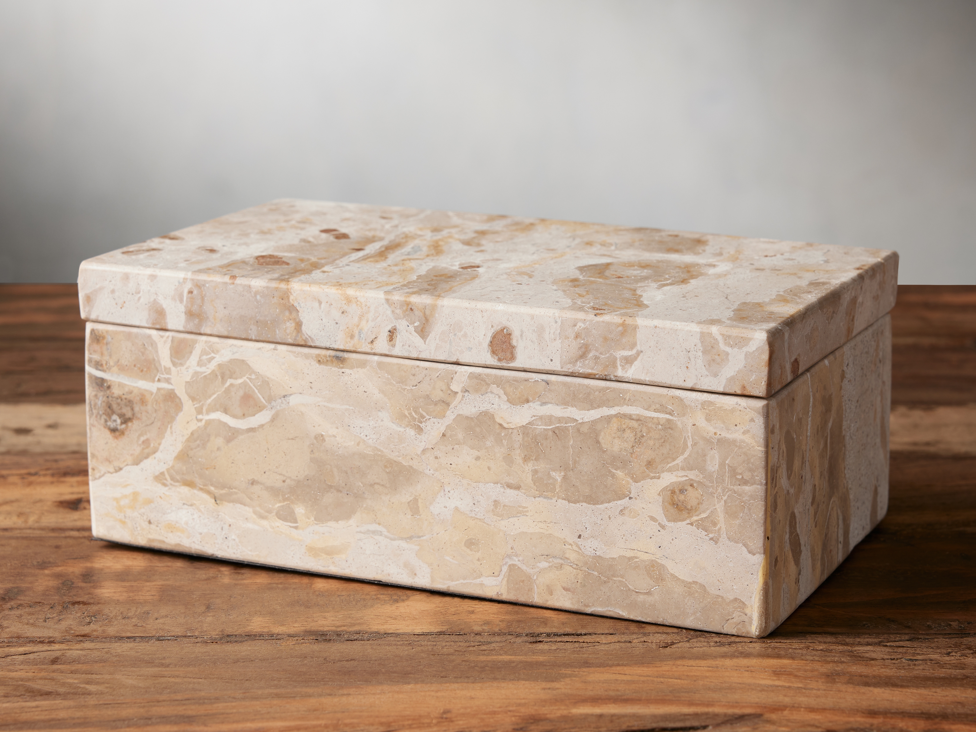 Rhodes Box in Marble White - Image 0