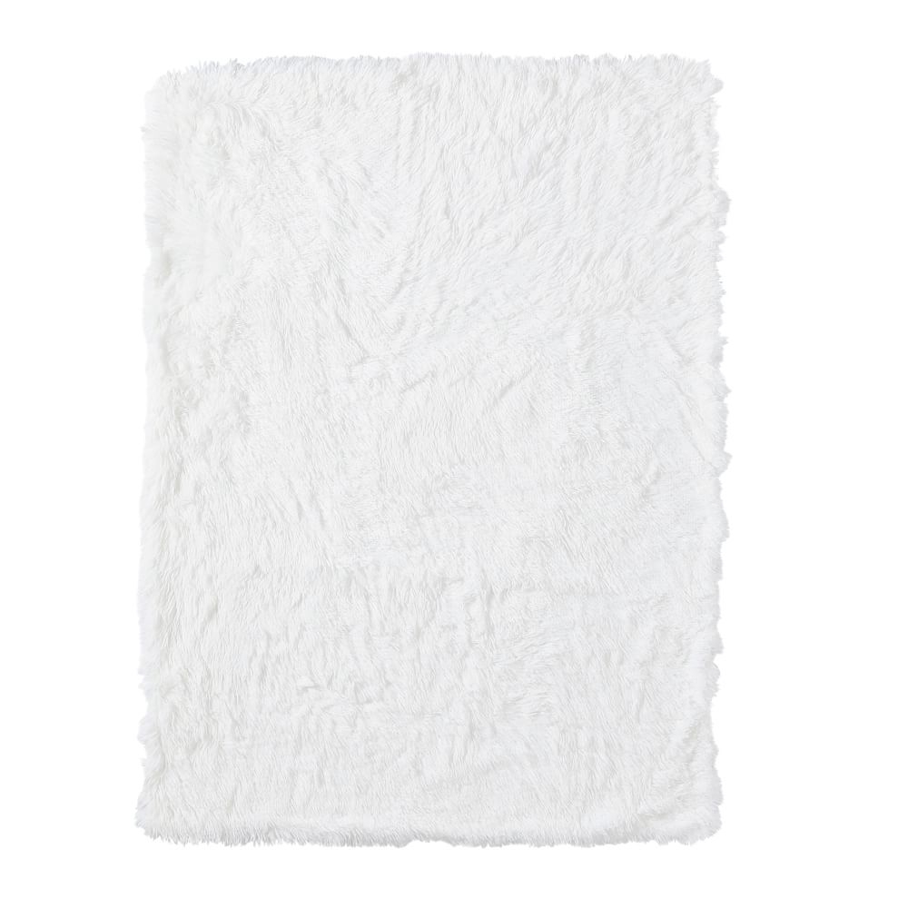 St. Jude Fluffy Luxe Throw, 50x60, White - Image 0