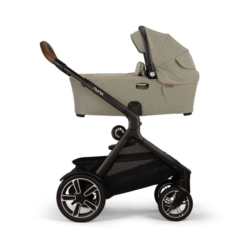 Nuna DEMI next Light Brown Hazelwood Baby Bassinet with Stand - Image 2