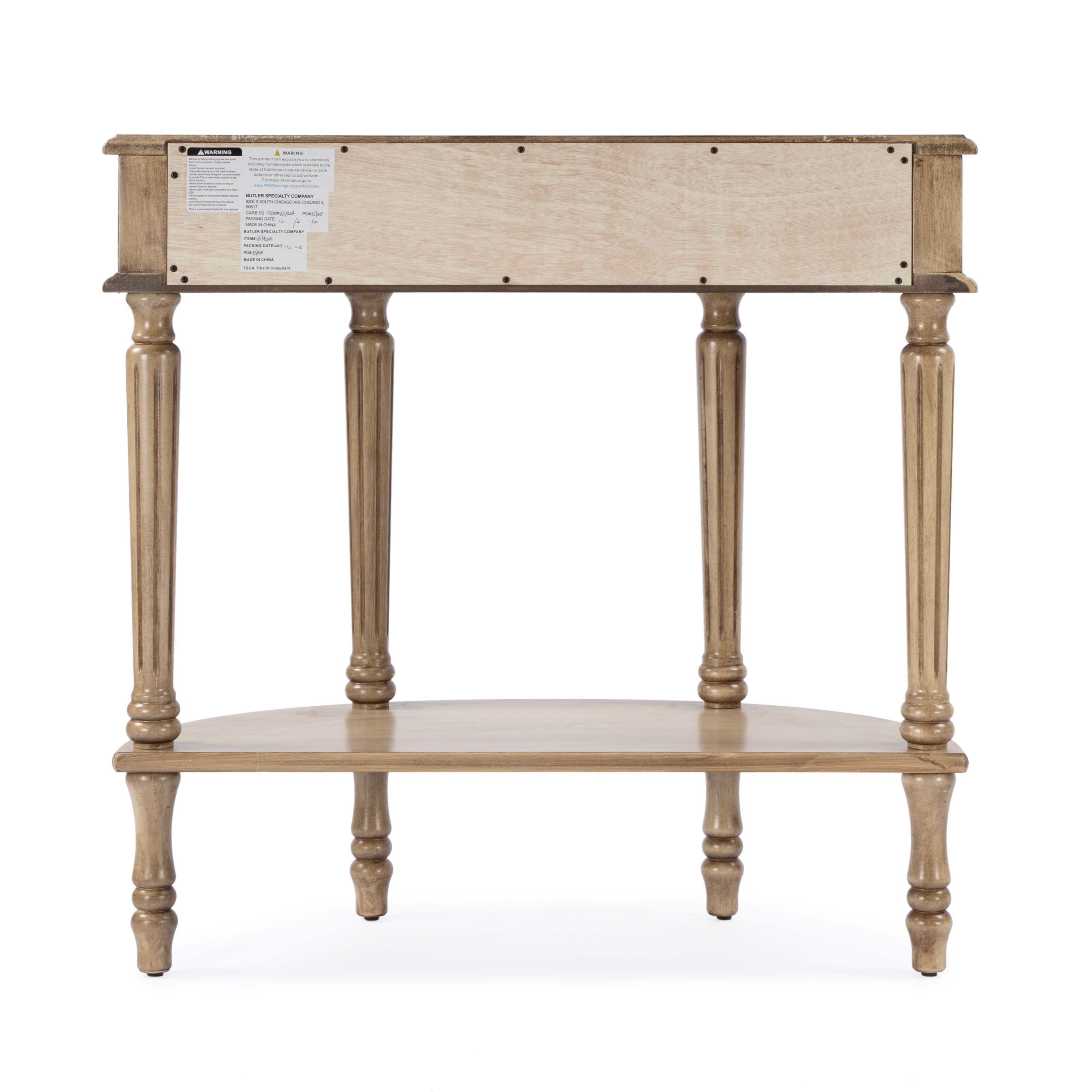 Mozart Antique Beige Console Table - Image 3