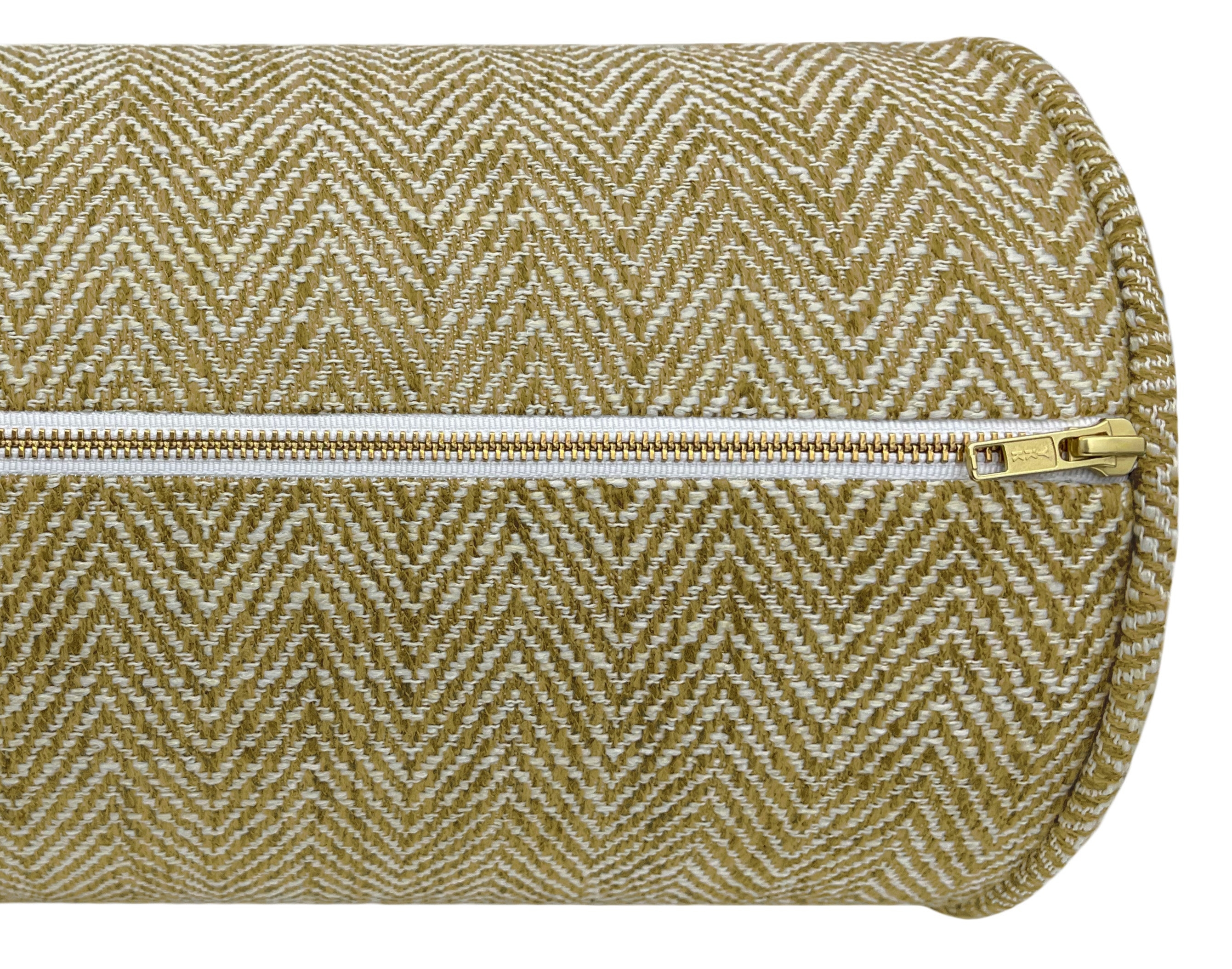 THE BOLSTER :: HERRINGBONE TWEED // SABLE - QUEEN // 9" X 36" - Image 3