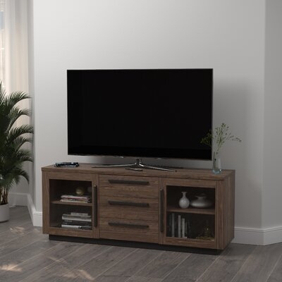 Valle Aged Walnut 3-Drawer TV Console - Image 0