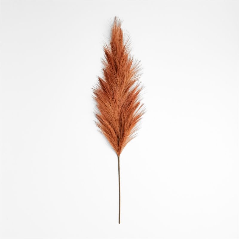 Rust Faux Pampas Grass - Image 2