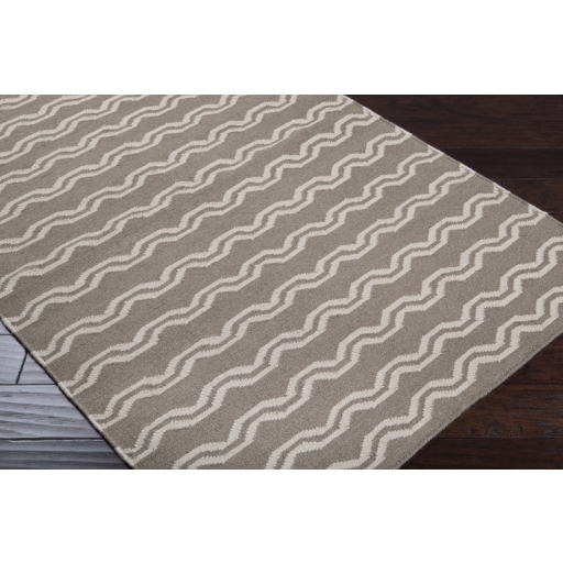 Frontier Brown Indoor 2' x 3' Handmade Rug - Image 1