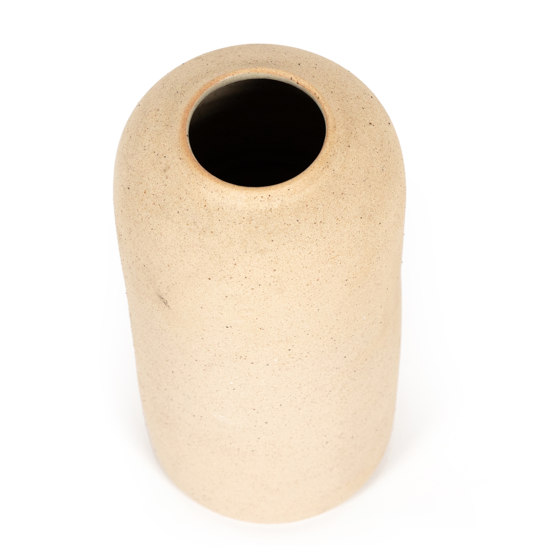 Evalia Tall Vase-Natural Speckled Clay - Image 4