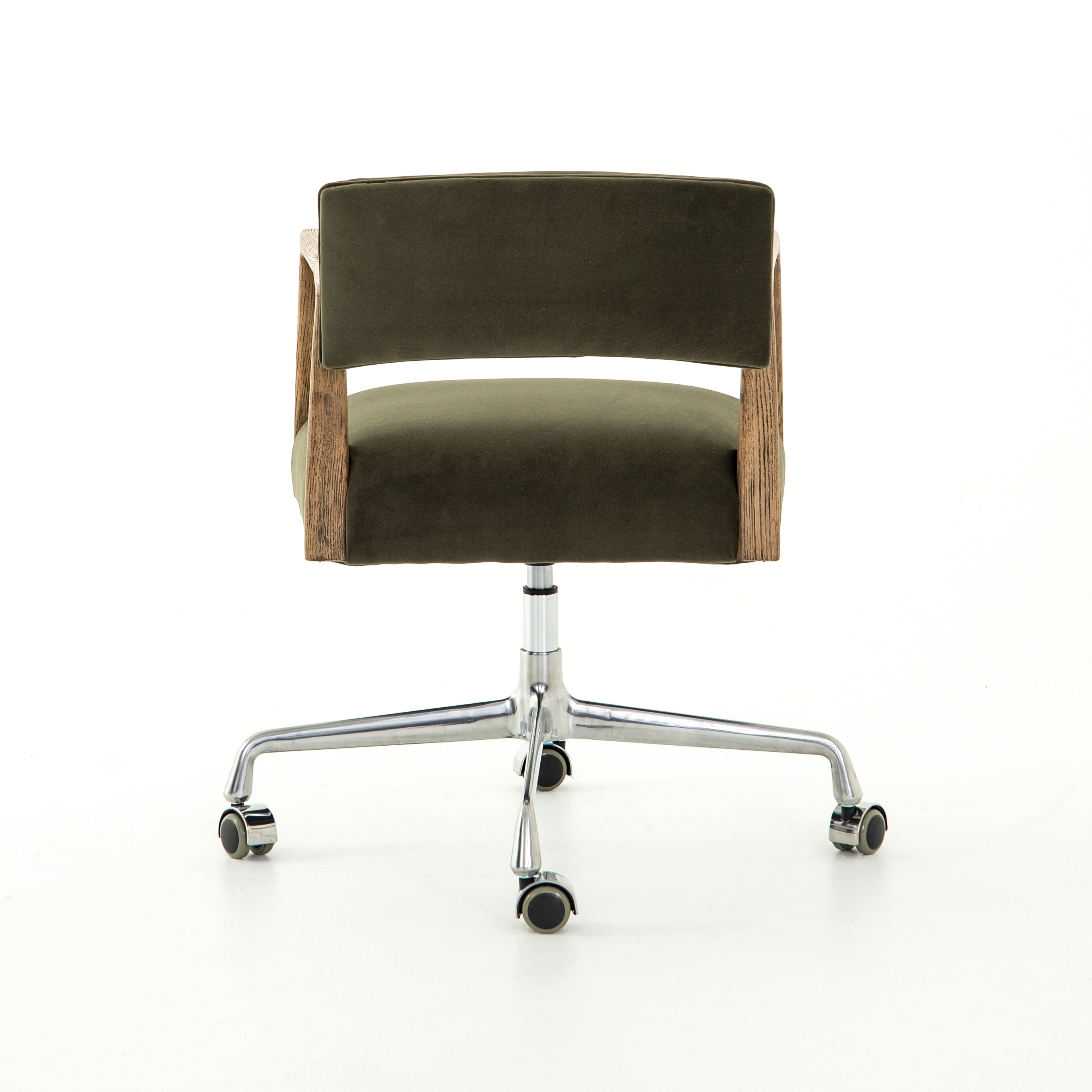 Tyler Desk Chair-Modern Velvet Loden - Image 7