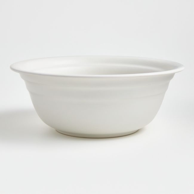 Jamesware White Stoneware Serving Bowl - Image 0