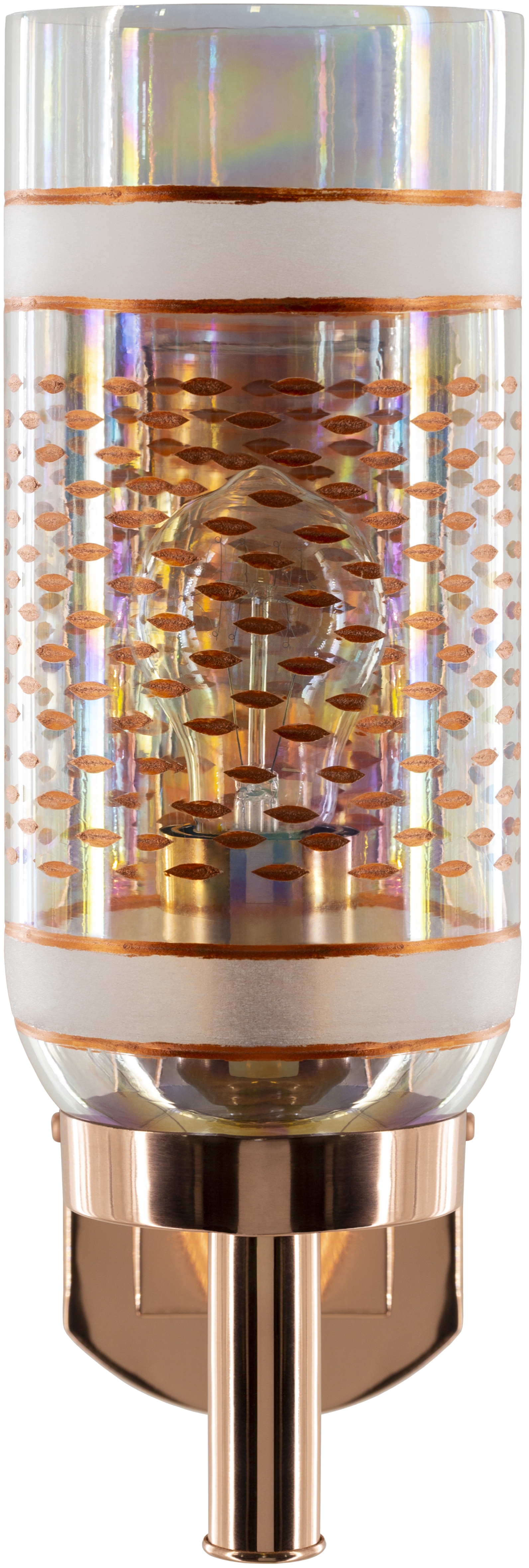 Greger Metallic - Copper  11"L x 11"W x 12"H Wall Sconce - Image 0