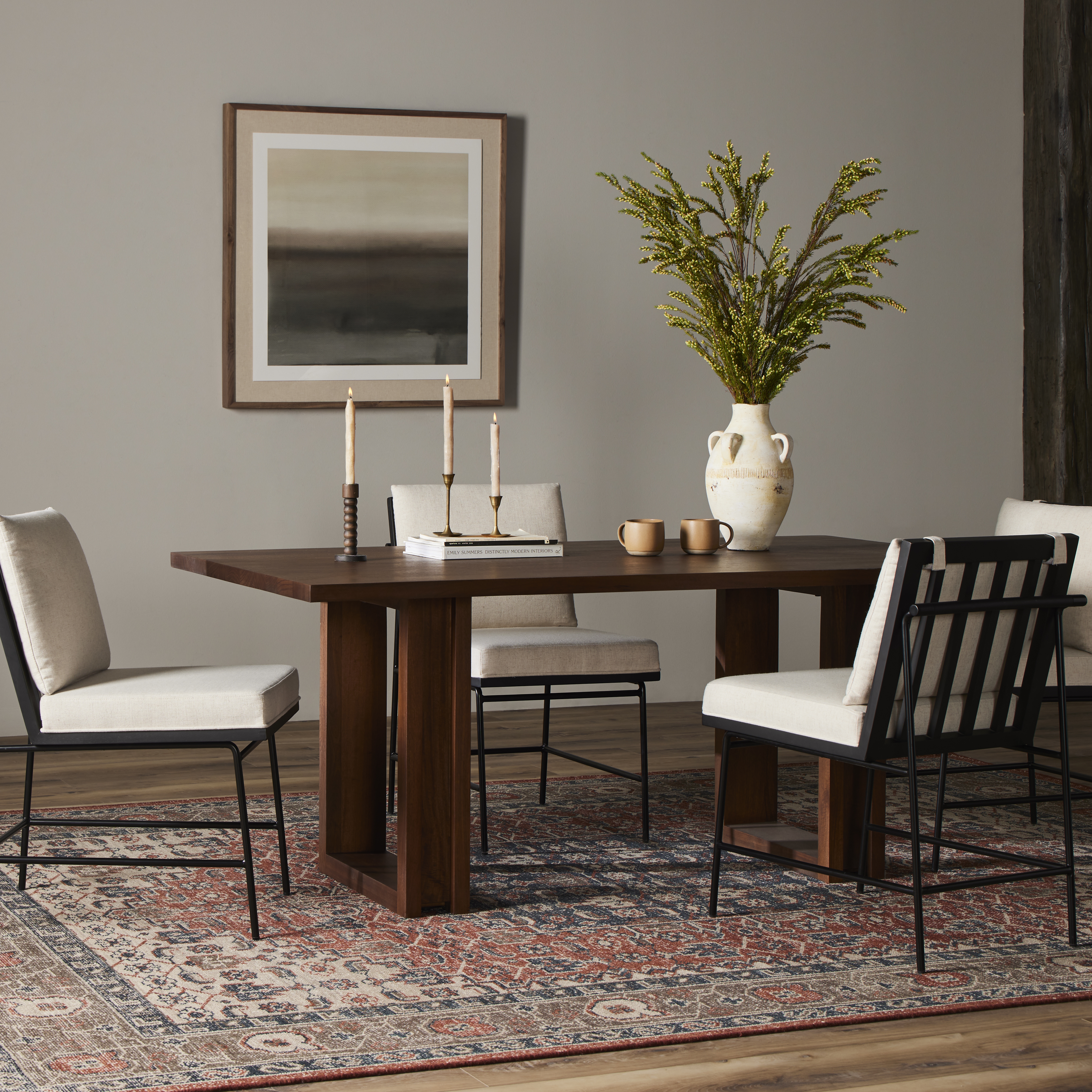 Carmel Dining Table-Brown Wash - Image 12