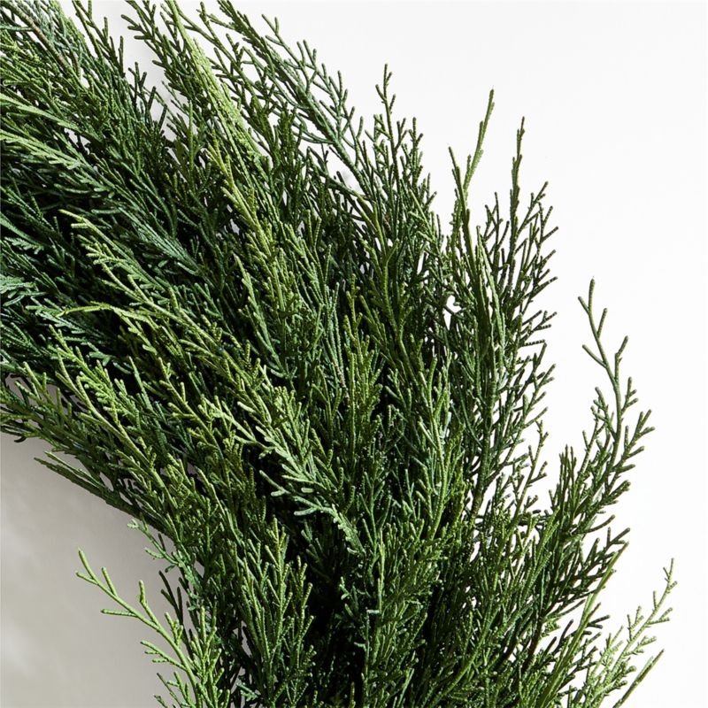 Cypress Holiday Wreath and Garland Set - Image 1