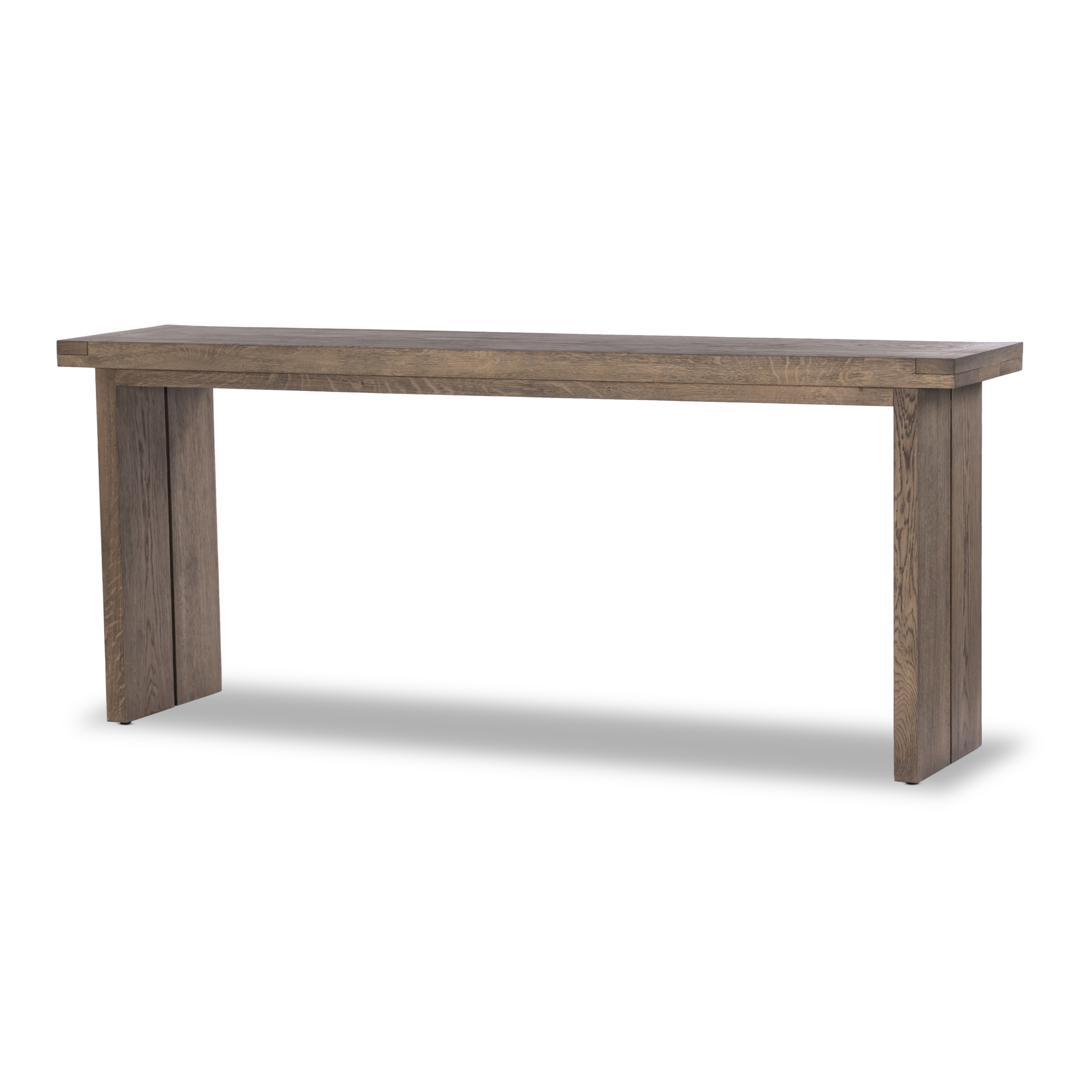 Warby Console Table - Worn Oak Veneer - Image 0