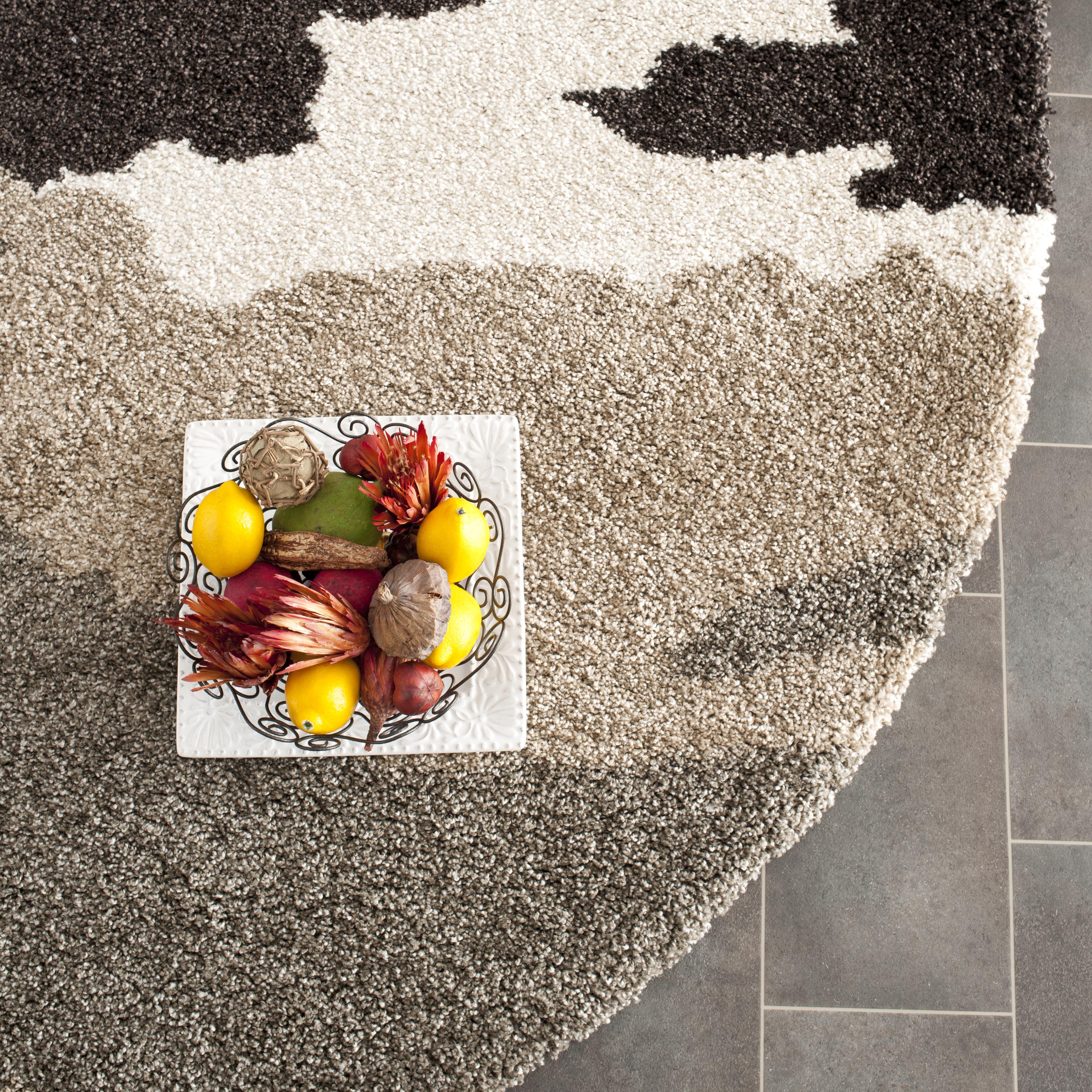 Arlo Home Woven Area Rug, SG453-1391, Beige/Multi,  4' X 4' Round - Image 1