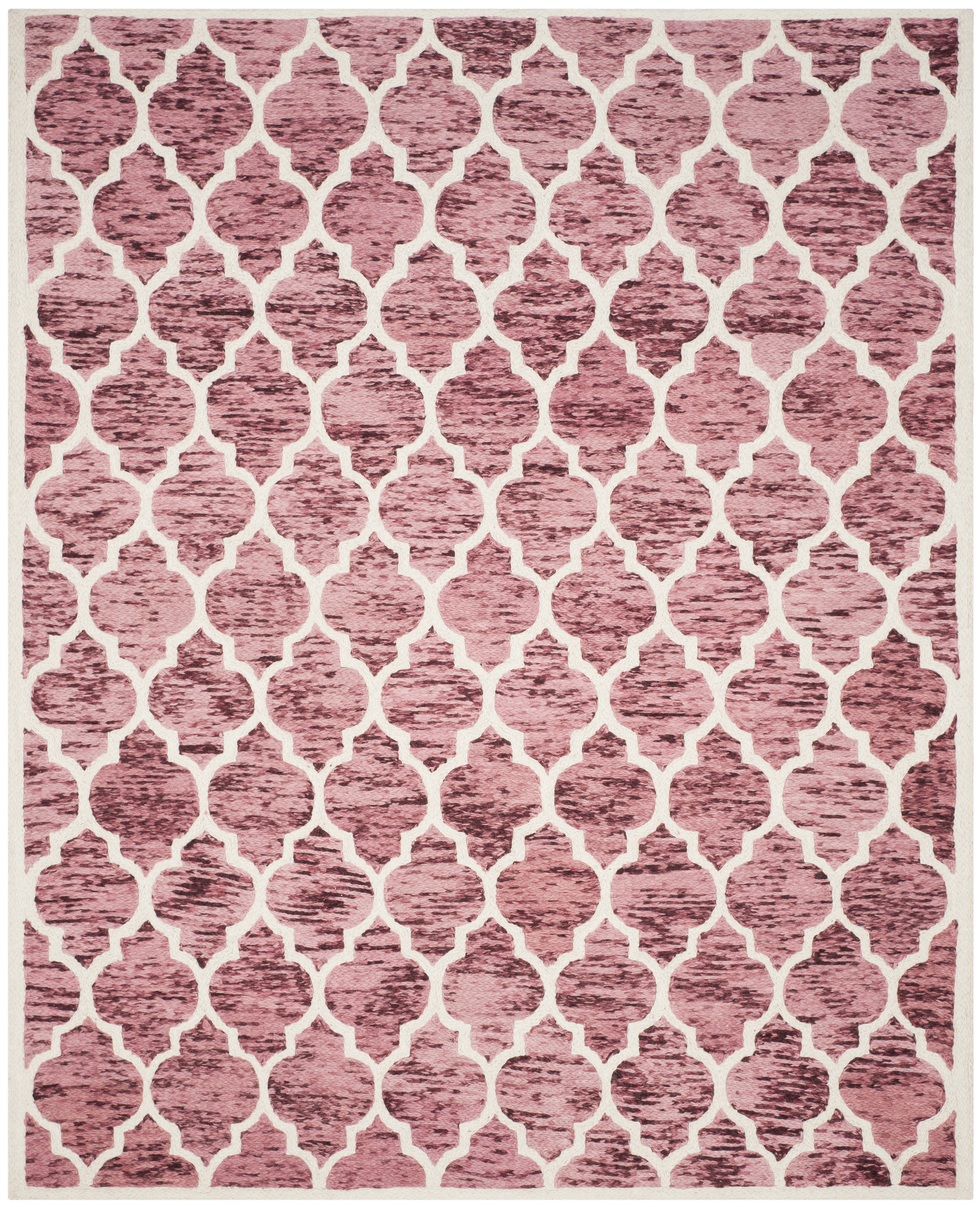 Arlo Home Hand Loomed Area Rug, HIM121B, Red/Ivory,  8' X 10' - Image 0