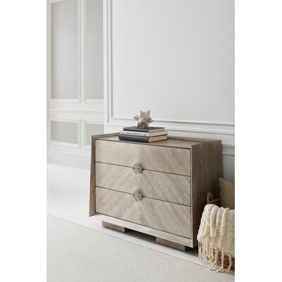 3 - Drawer Nightstand in Gray - Image 0