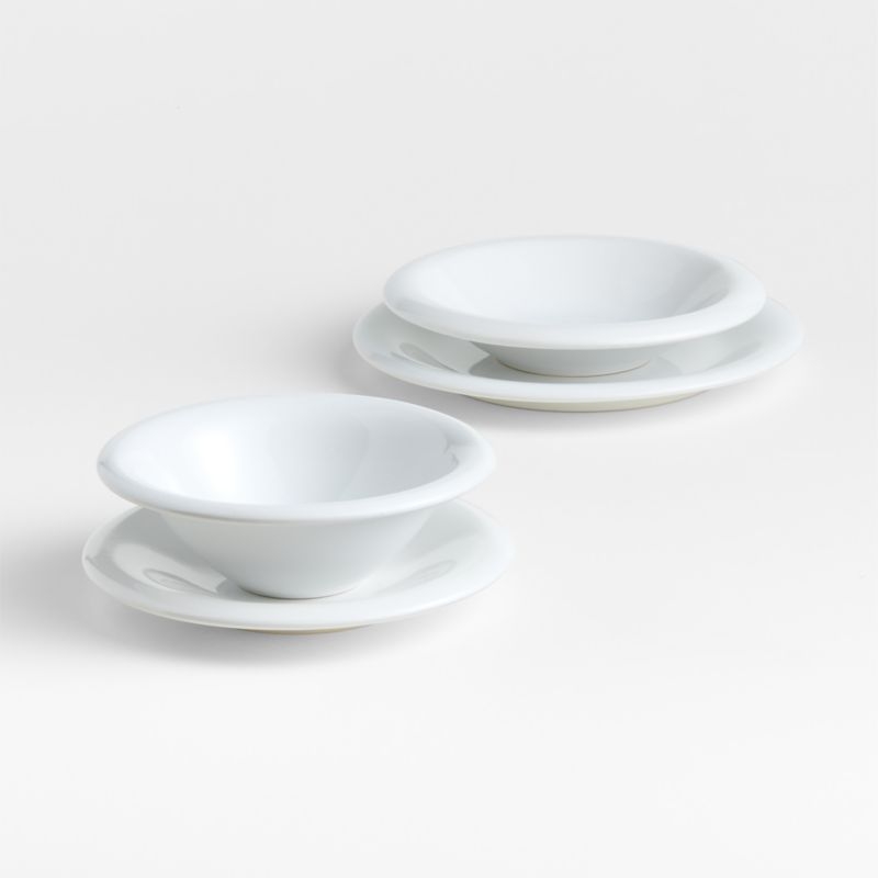 Caesna White Stoneware Salad Plates, Set of 8 - Image 2