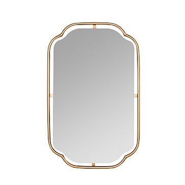Floating Frame Mirror, Gold - Image 1