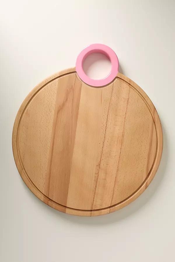 Beech Wood Circle Cheeseboard - Image 0