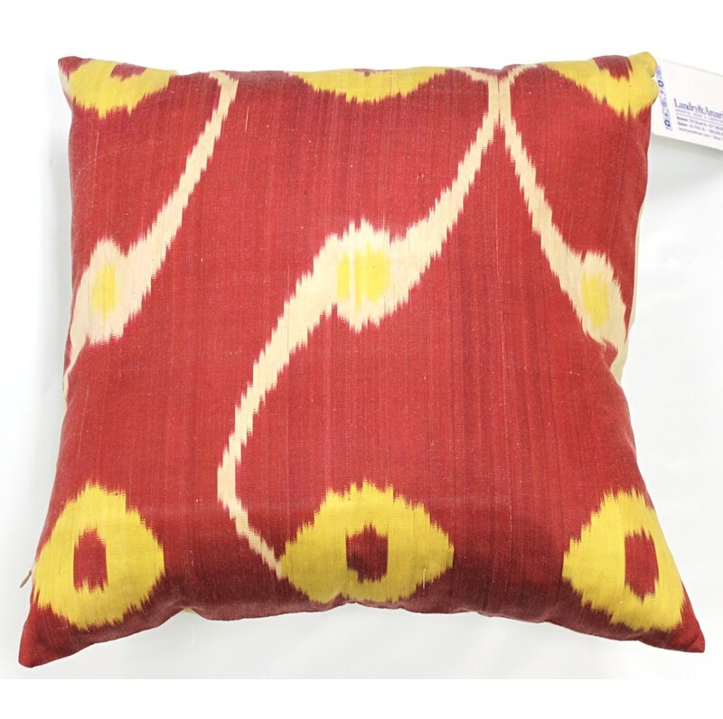 Landry & Arcari Rugs and Carpeting Ikat Pillow Cover - Image 0