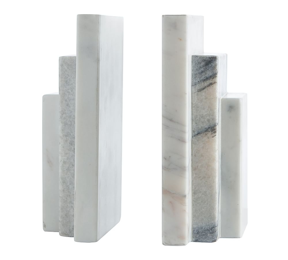 Marble Step Book Ends - Image 0