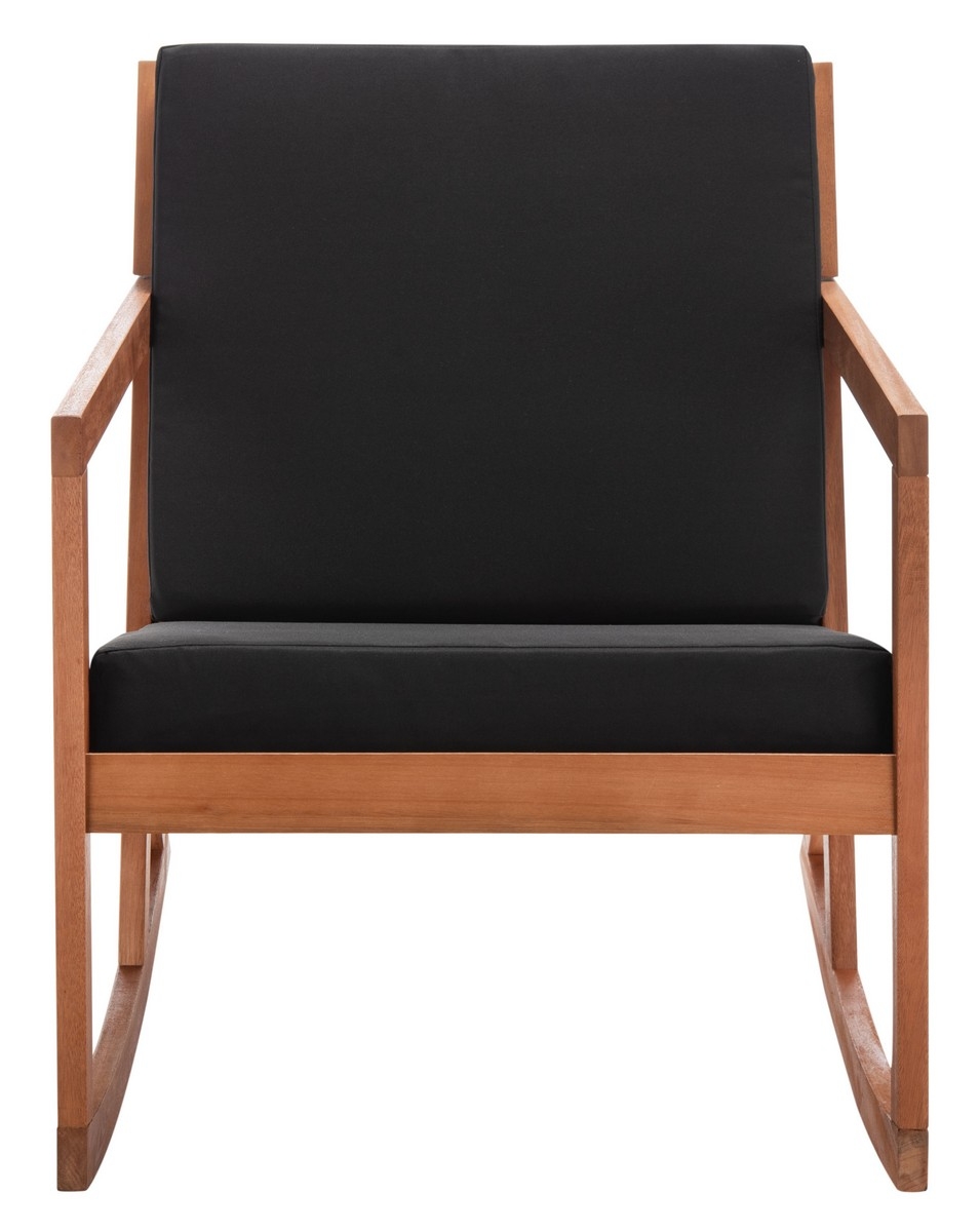 Vernon Rocking Chair - Natural/Black - Safavieh - Image 0