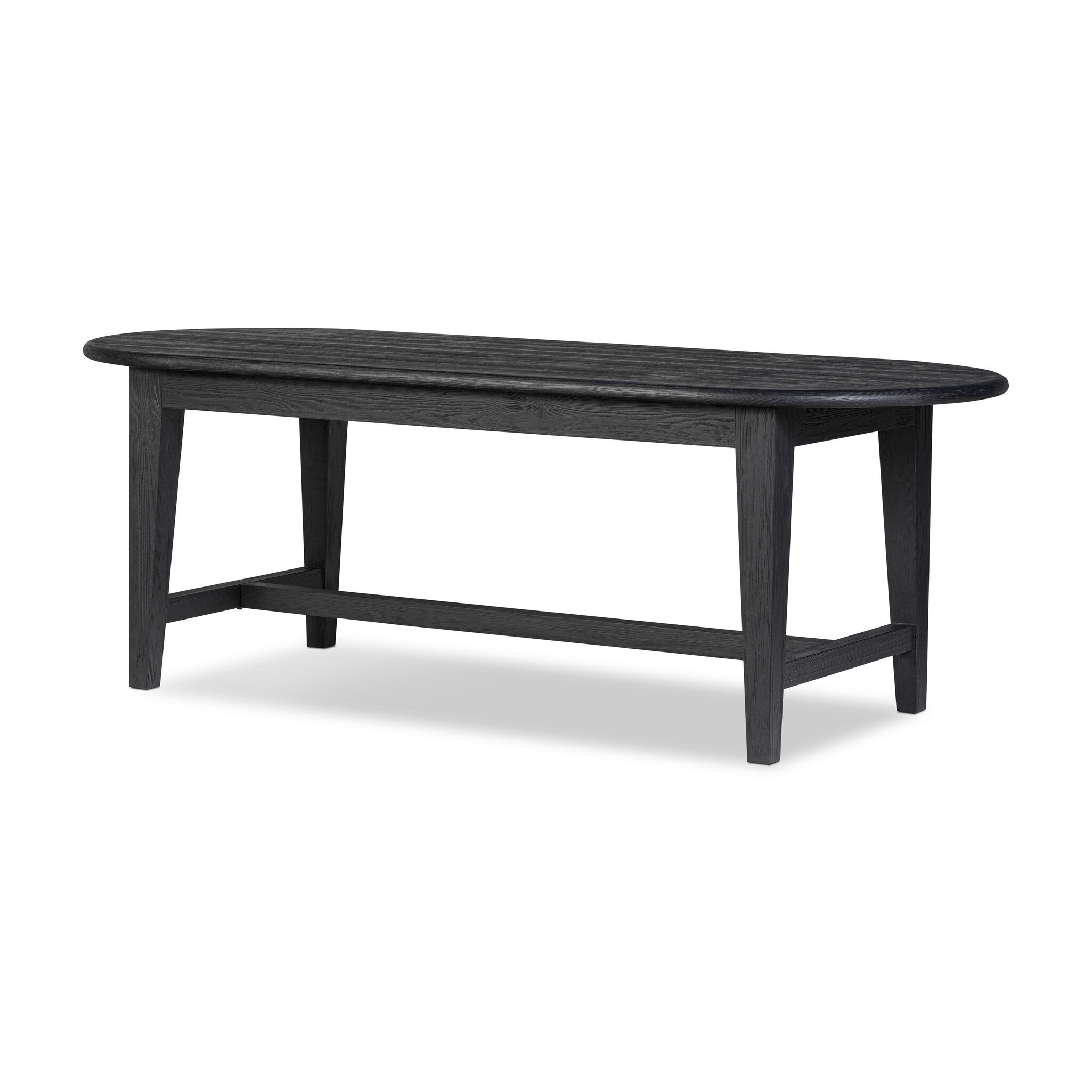 Alfie Dining Table - Black Pine - Image 0