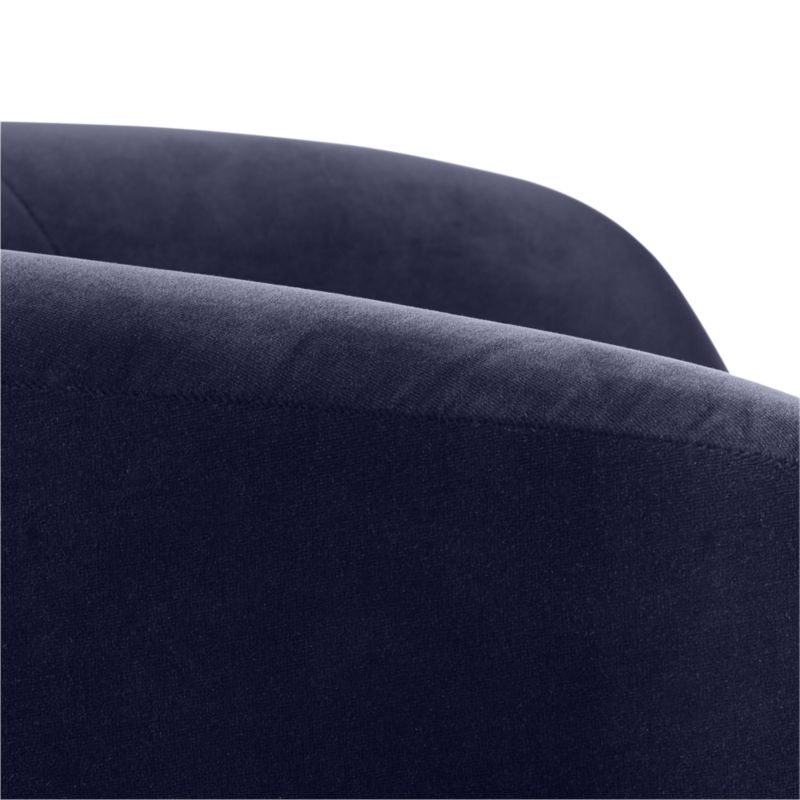 Gwyneth Navy Velvet Chair - Image 6