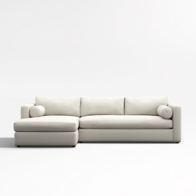 Aris 2-Piece Left-Arm Chaise Sectional Bench Sofa - Image 0