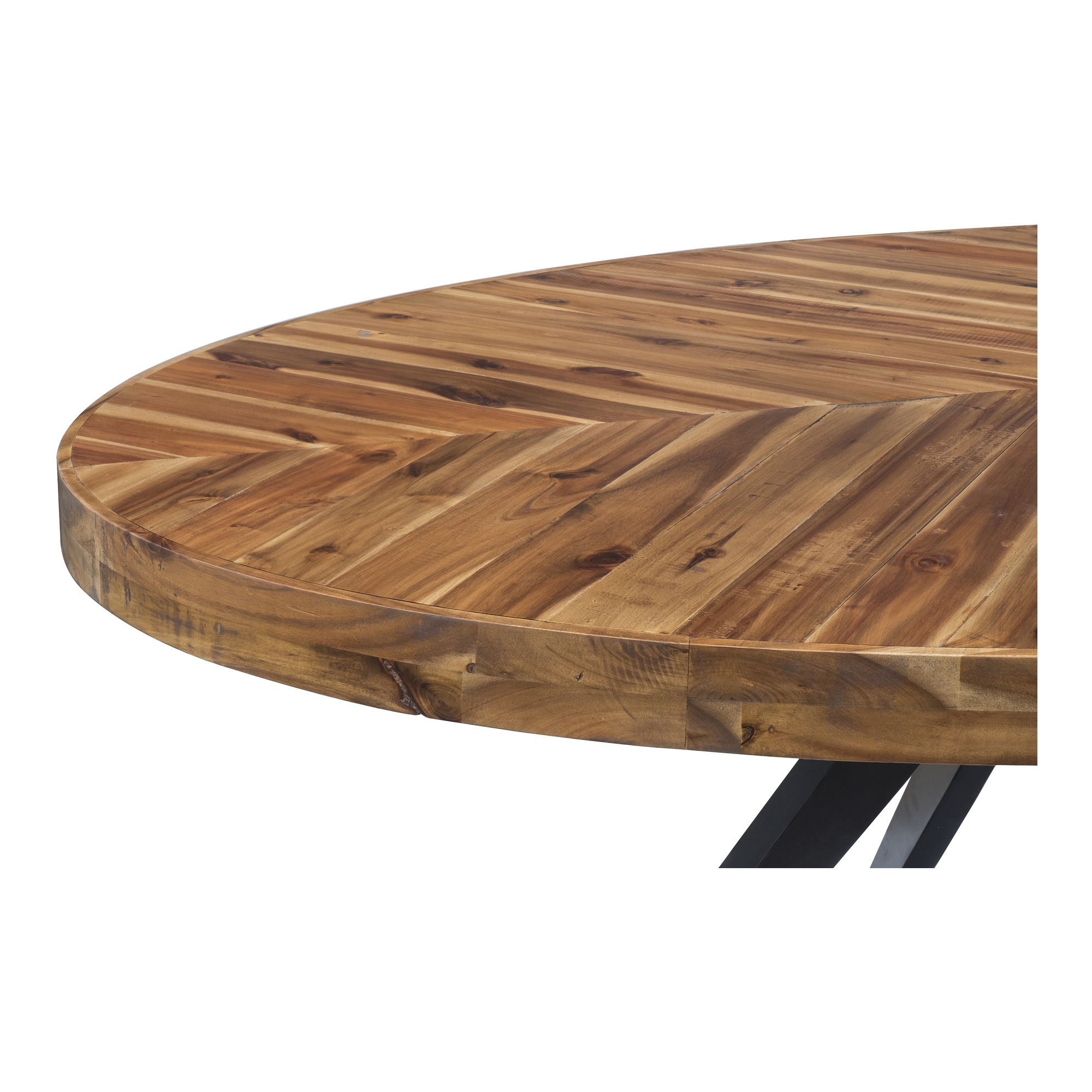 PARQ OVAL DINING TABLE AMBER - Image 3