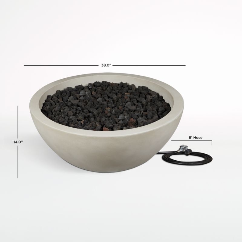 Retreat 38" Outdoor Propane Fire Bowl - Image 4