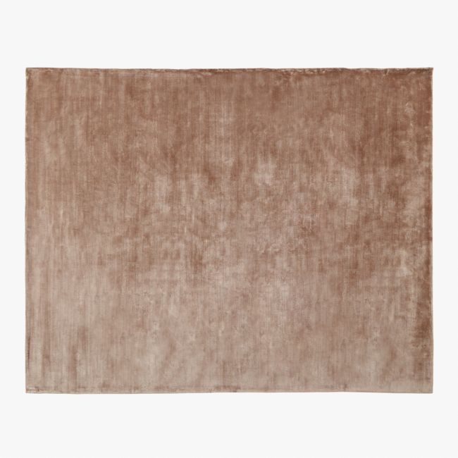 Anders Dusty Rose Pink TENCEL™ Lyocell Area Rug 6'x9' - Image 0