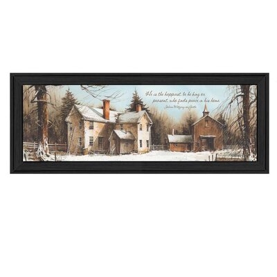 Peace in this Home by John Rossini Framed Painting Print - Image 0