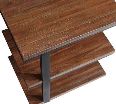 Allen Wood Tiered End Table - Image 2