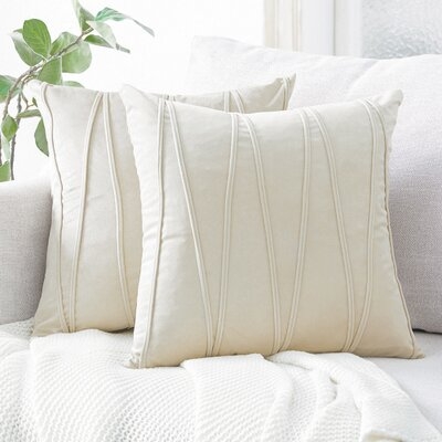 Square Velvet Pillow Cover (Set of 2) - Image 0