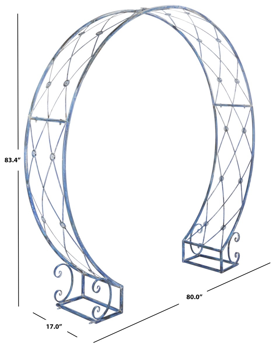 Mizell Moon Gateway - Mossy Blue - Safavieh - Image 7