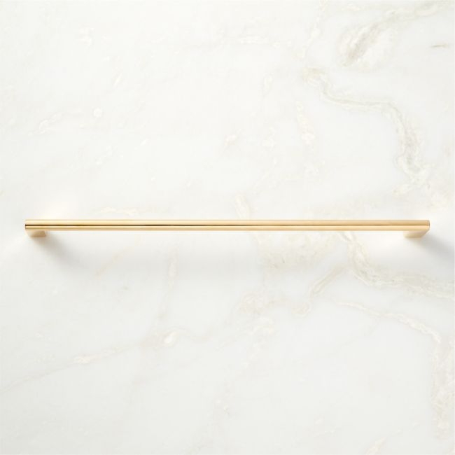 12'' Kela Unlacquered Brass Handle - Image 0