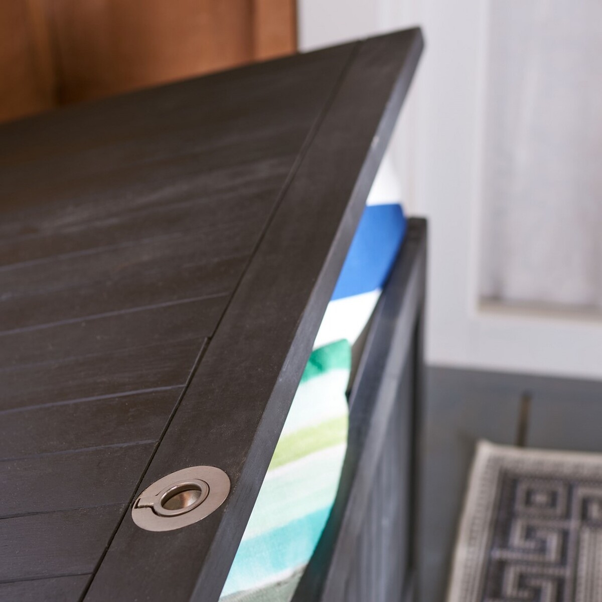 Abri Cushion Box - Black - Safavieh - Image 4