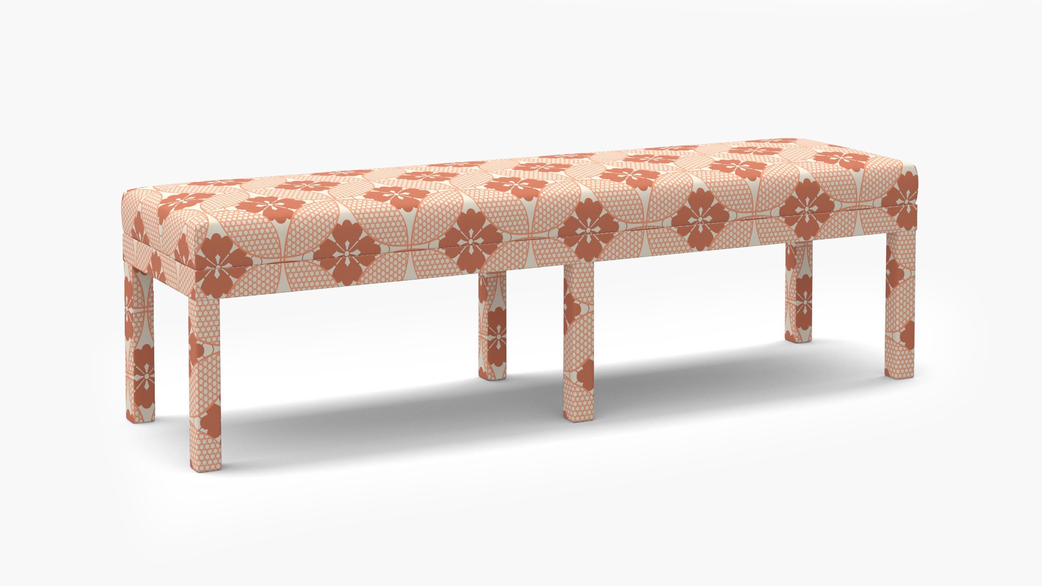 Parsons Bench, Coral Solaire - Image 1