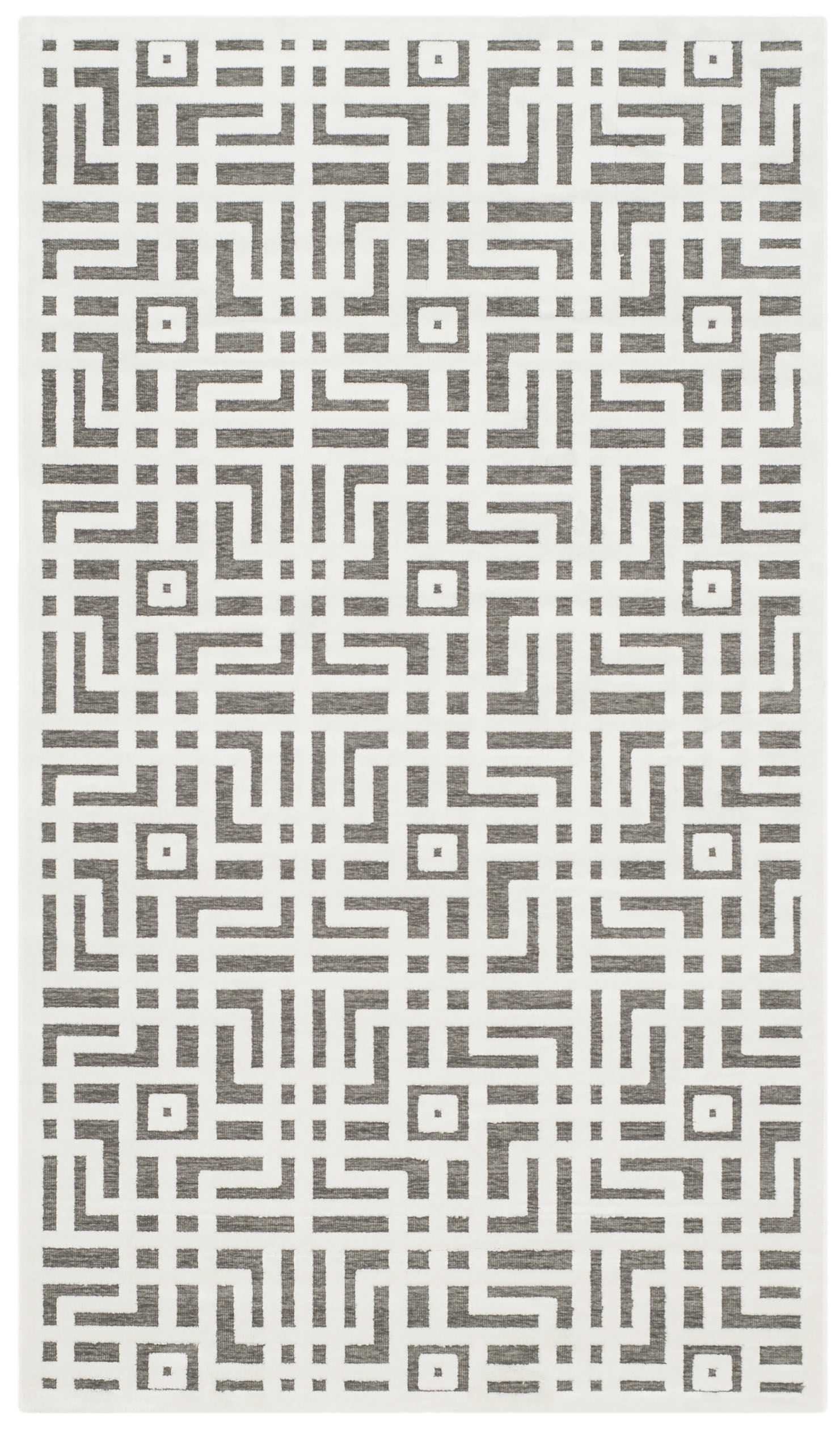 Arlo Home Woven Area Rug, PAR640C, Ivory/Dark Grey,  3' X 5' - Image 0