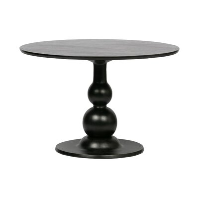 47" Mango Solid Wood Pedestal Dining Table - Image 0