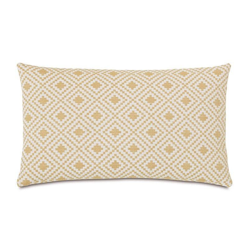 Eastern Accents Downey Cyrus Straw Lumbar Pillow Cover & Insert - Image 0