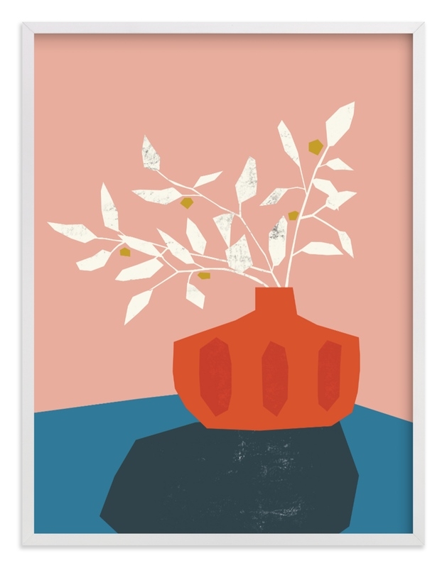 Mid Century Vase Limited Edition Fine Art Print 1 - Image 0