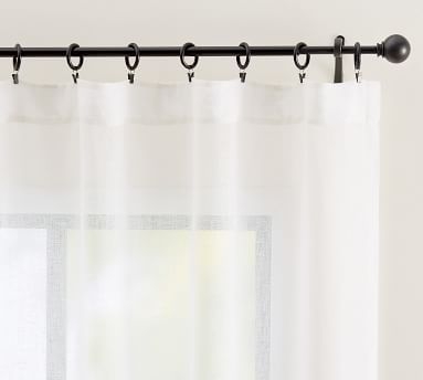 Emery Sheer Curtain, 50 x 108", White - Image 2